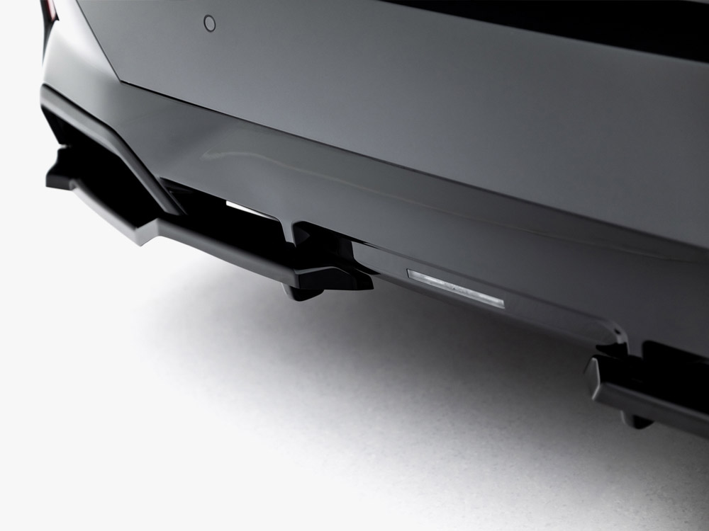 Rear Splitter (Vertical Bars) V.1 BMW 5 / i5 M-Pack Sedan / Touring G60 / G61 - 6 