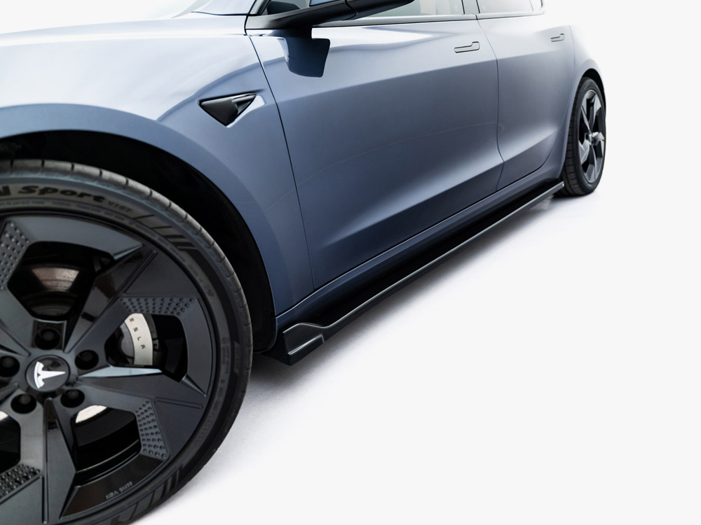 Side Skirts Diffusers V.3 Tesla Model 3 Mk1 / Mk1 Facelift - 3 
