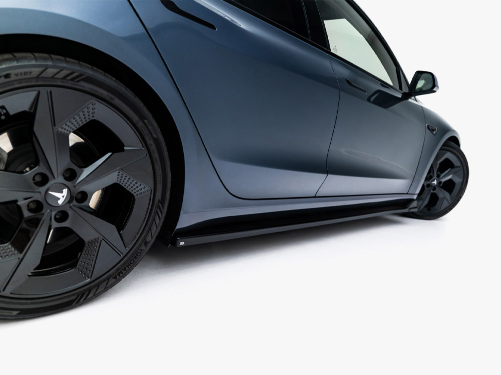 Side Skirts Diffusers V.3 Tesla Model 3 Mk1 / Mk1 Facelift - 4 