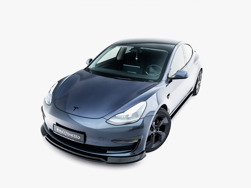 Front Splitter V.3 Tesla Model 3 - 2 