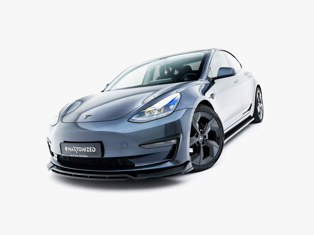 Front Splitter V.3 Tesla Model 3 - 3 