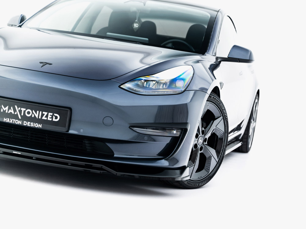 Front Splitter V.3 Tesla Model 3 - 7 