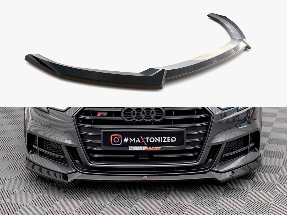 Front Splitter V.3 Audi S3 / A3 S-Line Sportback 8V Facelift - 1 