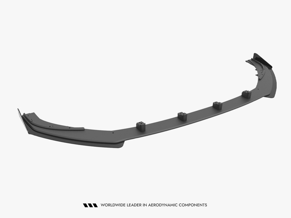 Street PRO Front Splitter V.1 + Flaps Audi S3 / A3 S-Line Sportback 8V Facelift - 5 