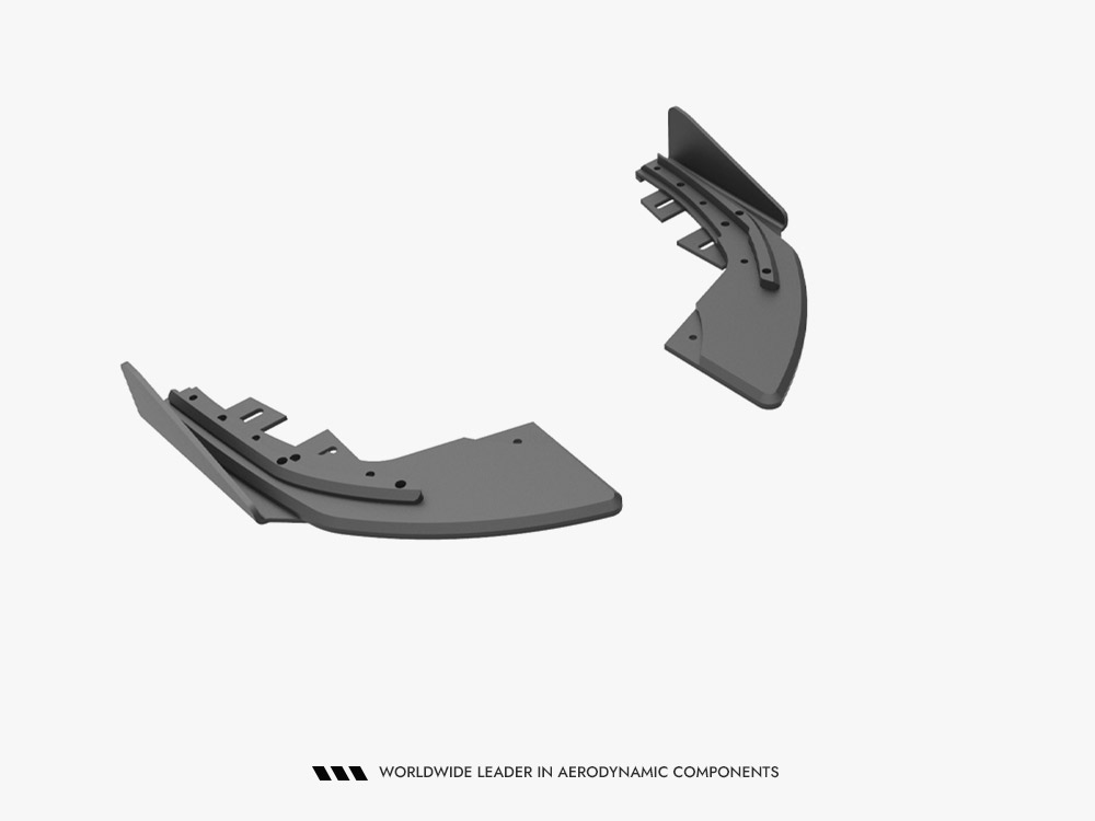 Street PRO Rear Side Splitters (+flaps) Audi S3 Sportback 8V Facelift - 5 