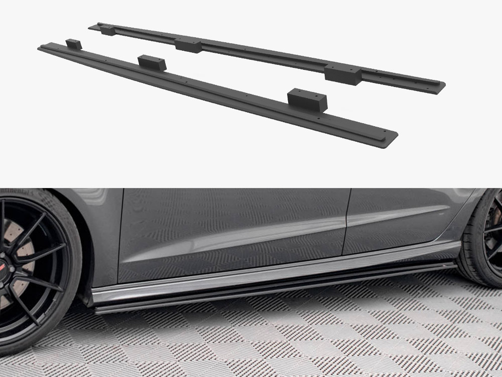 Street PRO Side Skirts Diffusers Audi S3 / A3 S-Line Sportback 8V Facelift - 1 