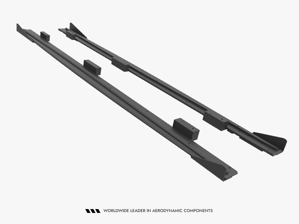 Street PRO Side Skirts Diffusers + Flaps Audi S3 / A3 S-Line Sportback 8V Facelift - 5 