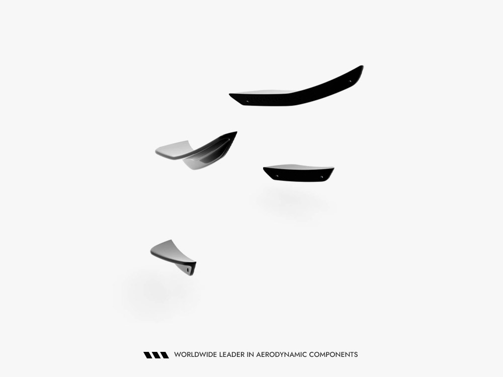 Front Bumper Wings (Canards) Volkswagen Polo GTI Mk6 Facelift - 6 