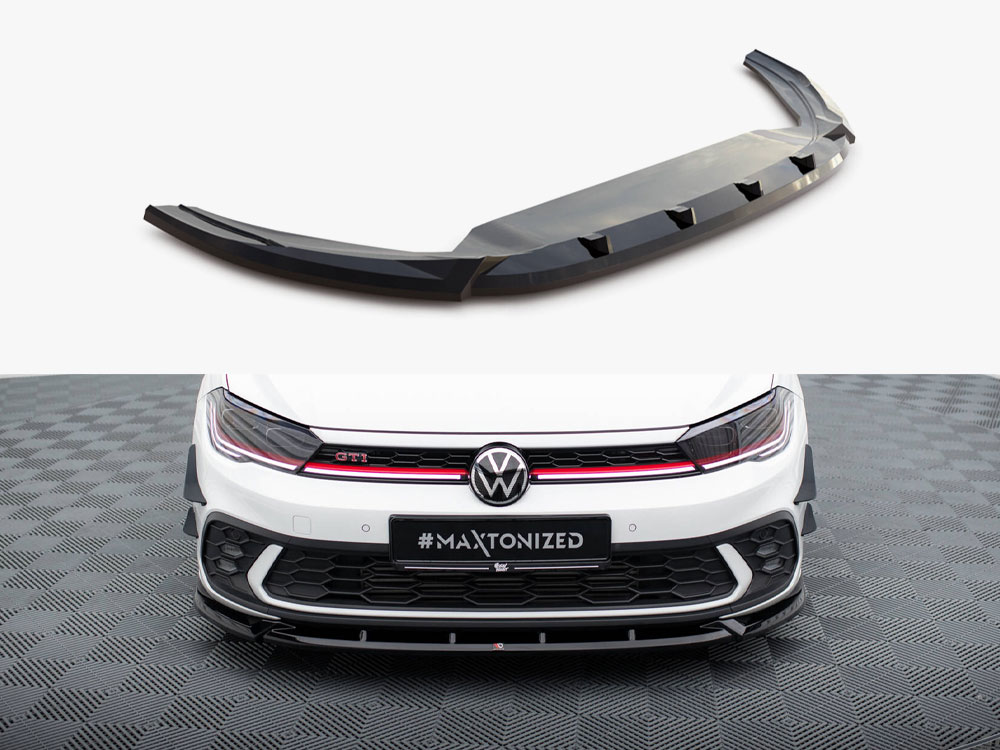 Front Splitter V.2 Volkswagen Polo GTI Mk6 Facelift - 1 