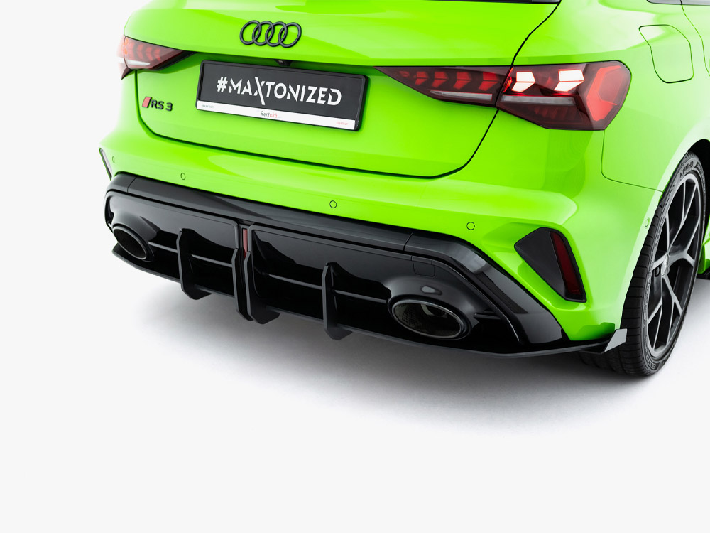 Street PRO Rear Diffuser + Flaps Audi RS3 Sportback 8Y Facelift - 3 