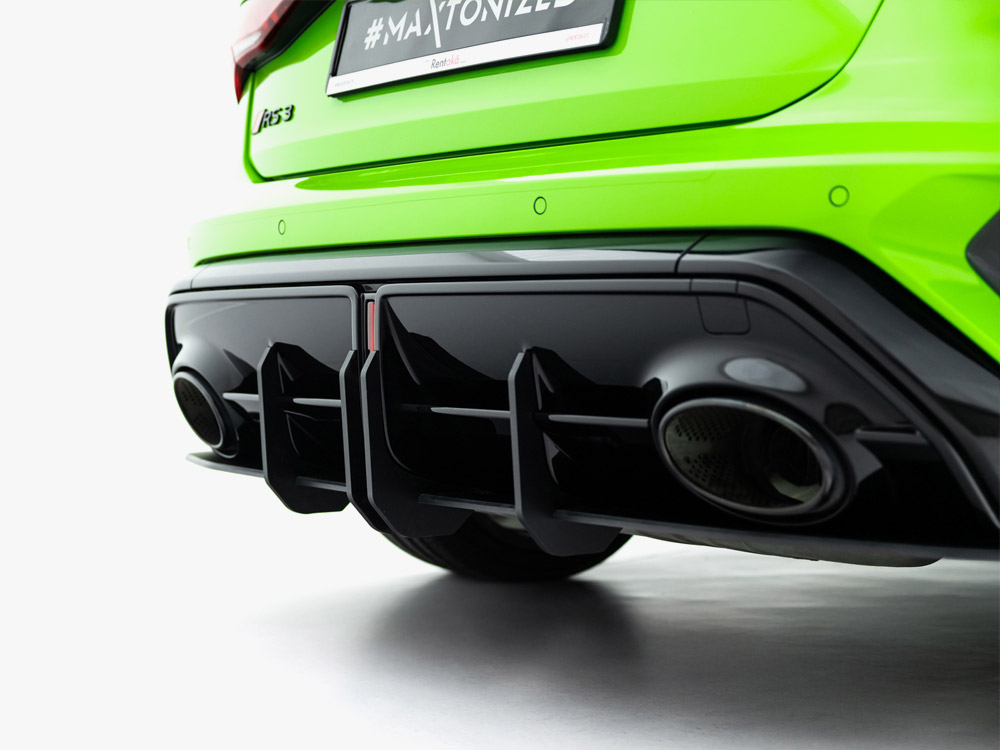 Street PRO Rear Diffuser + Flaps Audi RS3 Sportback 8Y Facelift - 4 