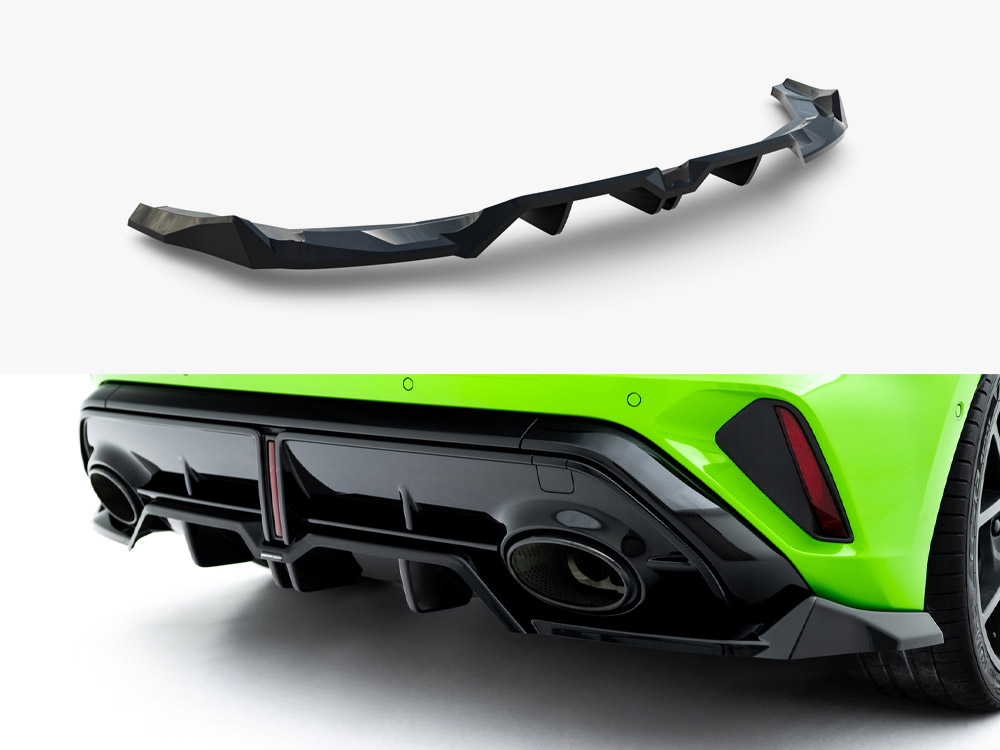 Rear Splitter (Vertical Bars) V.1 Audi RS3 Sportback 8Y Facelift - 1 