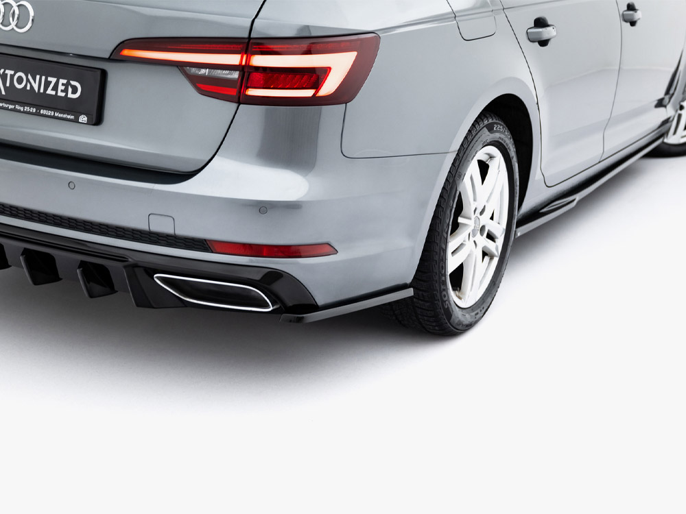 Rear Side Splitters Audi A4 / A4 S-Line / S4 Sedan / Avant B9 - 4 