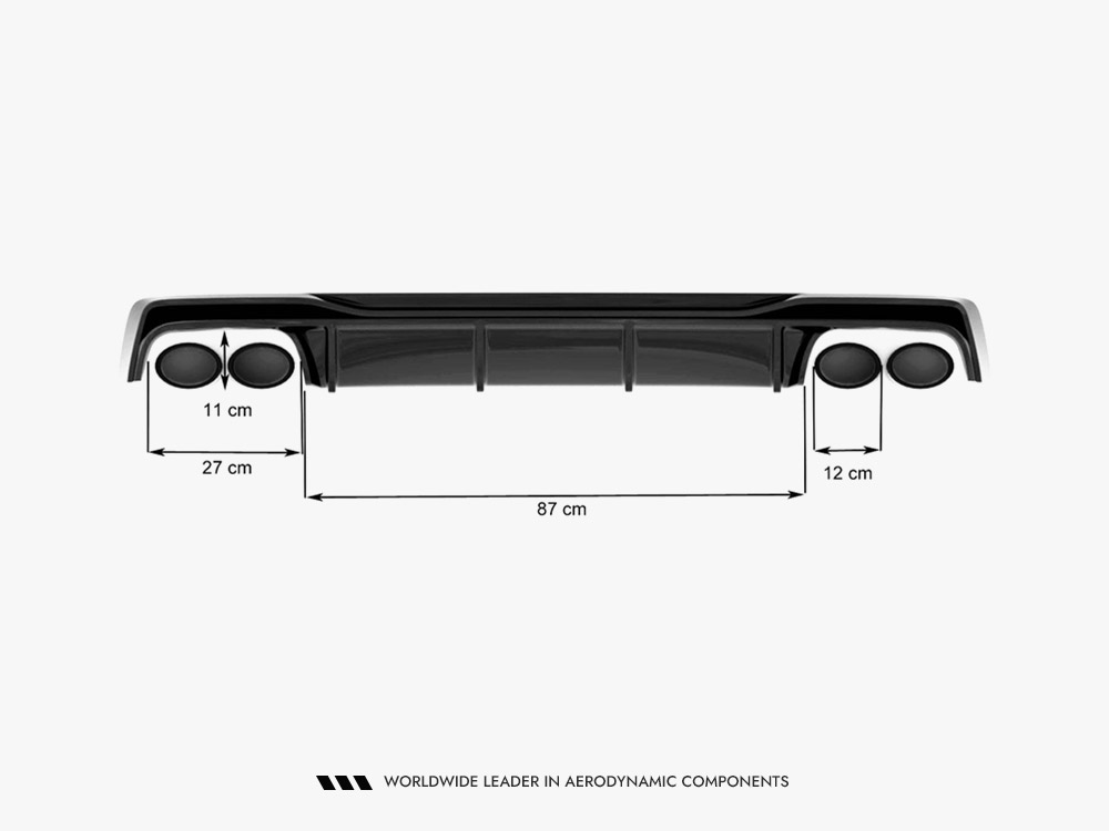 Rear Valance Audi A6 S-Line / S6 C8 / C8 Facelift - 8 