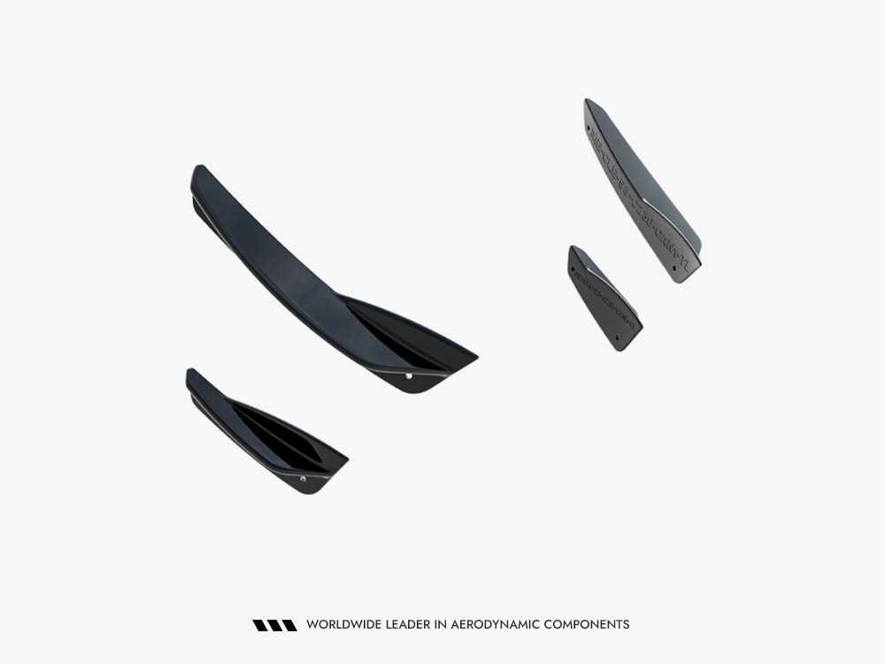 Front Bumper Wings (Canards) Mercedes-AMG CLE 53 Aero C236 - 7 