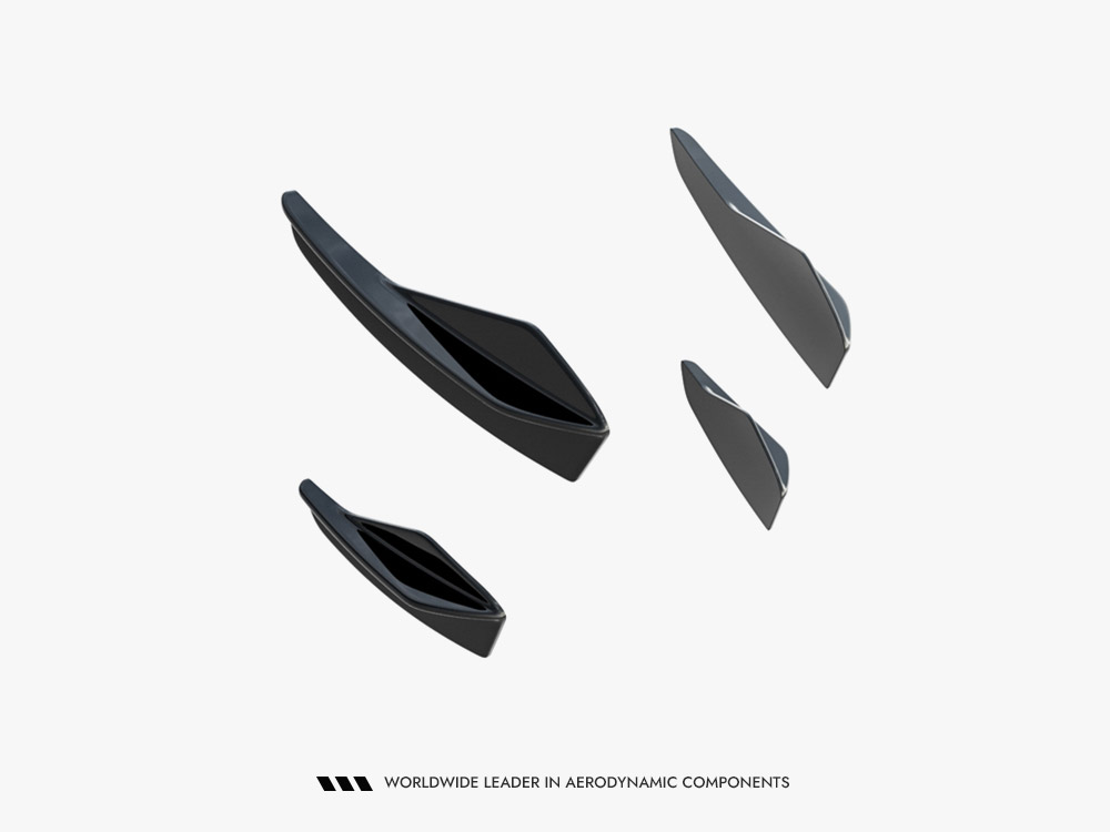 Front Bumper Wings (Canards) Audi A5 S-Line / S5 Sedan / Avant B10 - 6 