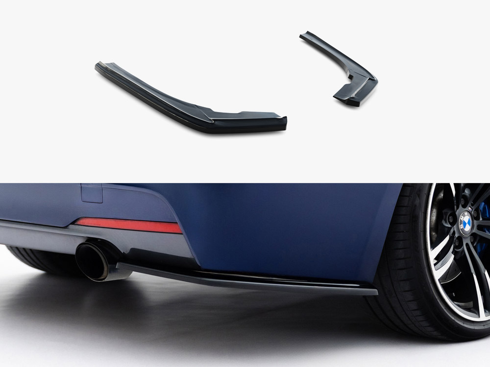 Rear Side Splitters BMW 3 M-Pack Sedan / Touring F30 / F30 Facelift / F31 / F31 / F31 Facelift - 1 