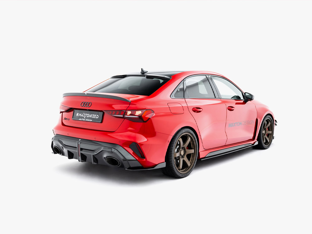Prepreg Carbon Fiber Tailgate Spoiler V.2 Audi RS3 / S3 / A3 S-Line / A3 Sedan 8Y Facelift - 2 