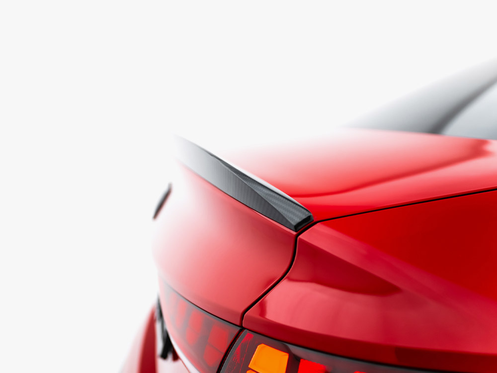 Prepreg Carbon Fiber Tailgate Spoiler V.2 Audi RS3 / S3 / A3 S-Line / A3 Sedan 8Y Facelift - 6 