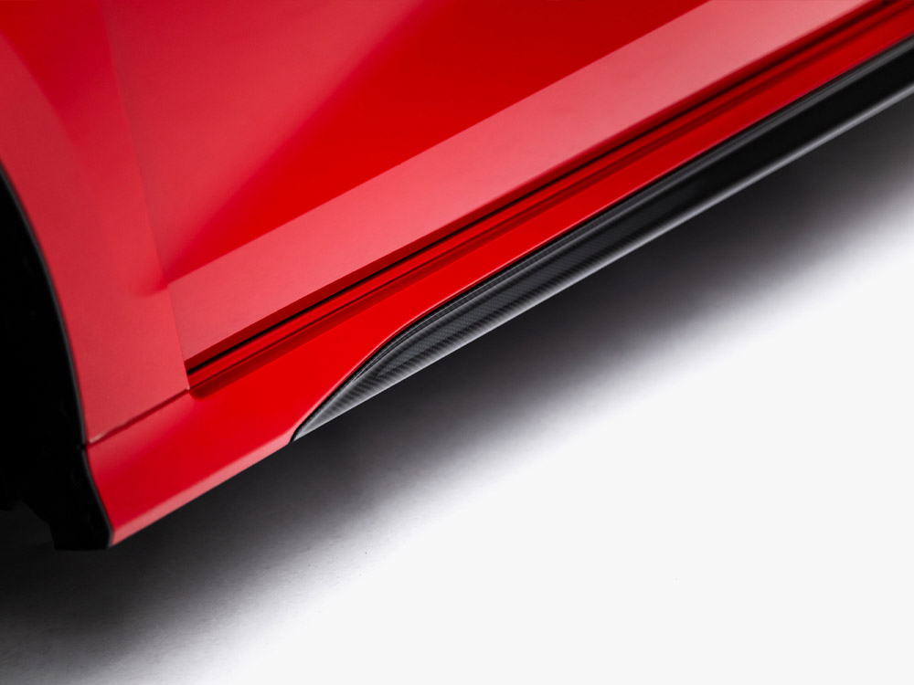 Prepreg Carbon Fiber Side Skirts V.2 Audi RS3 Sedan 8Y Facelift - 4 