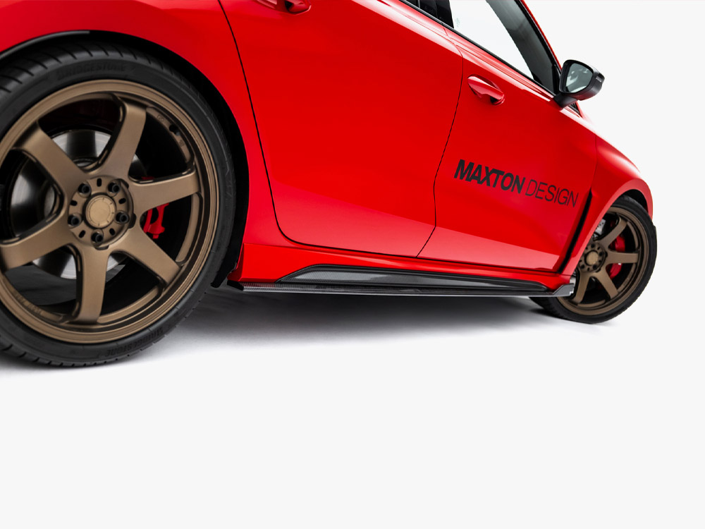 Prepreg Carbon Fiber Side Skirts V.1 Audi RS3 Sedan 8Y Facelift - 7 