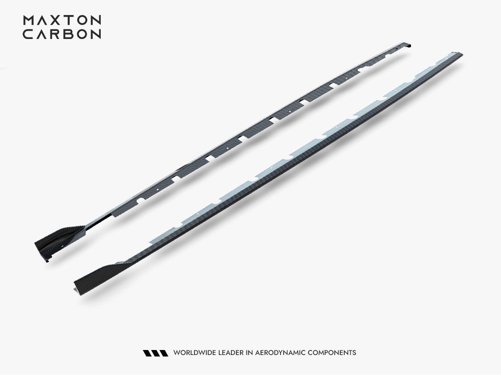 Prepreg Carbon Fiber Side Skirts V.1 Audi RS3 Sedan 8Y Facelift - 15 