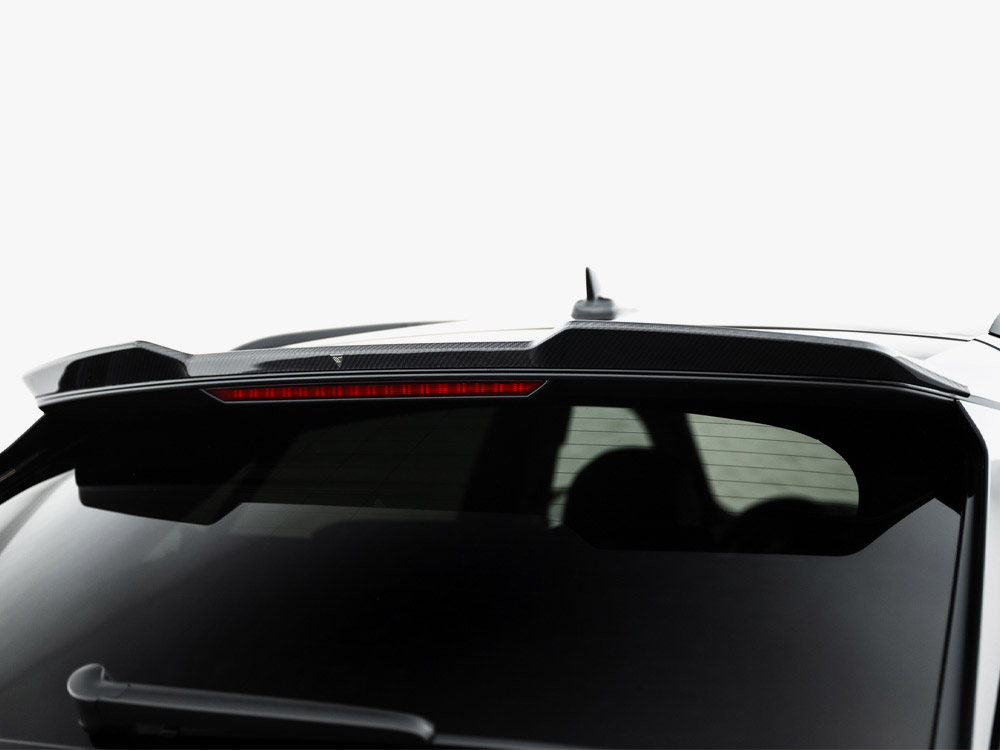 Carbon Fiber Tailgate Spoiler (Upper) Audi SQ8 / Q8 S-Line Mk1 Facelift - 3 
