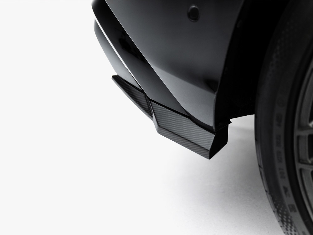 Prepreg Carbon Fiber Rear Side Splitters Audi Q8 S-Line Mk1 Facelift - 5 