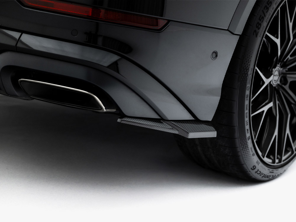 Prepreg Carbon Fiber Rear Side Splitters Audi Q8 S-Line Mk1 Facelift - 3 