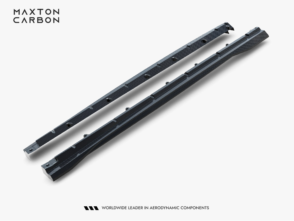 Prepreg Carbon Fiber Side Skirts Audi SQ8 / Q8 S-Line Mk1 Facelift - 8 