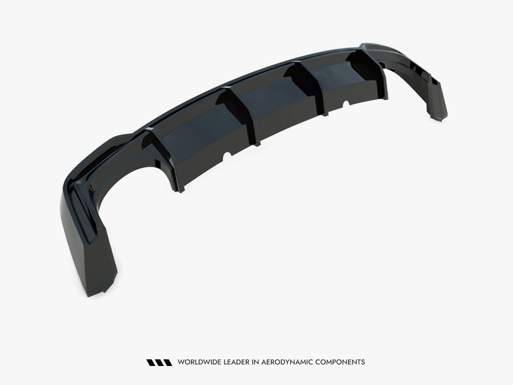 Rear Valance compatible with Audi RS 7 C8 (Version with towbar) - 6 