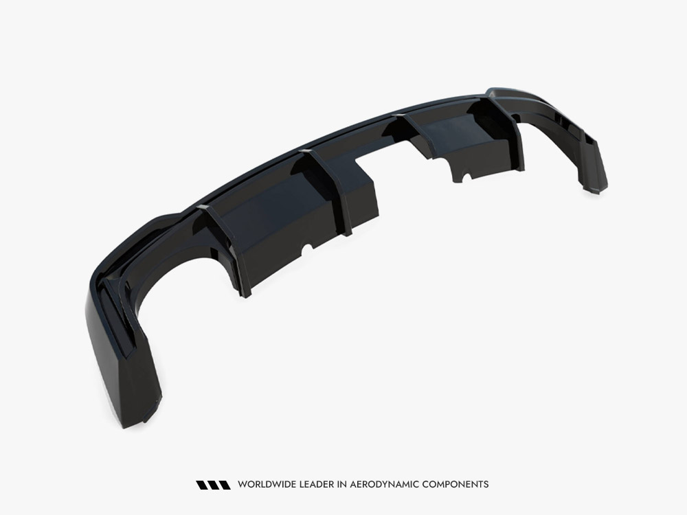Rear Valance compatible with Audi RS 7 C8 (Version with towbar) - 7 