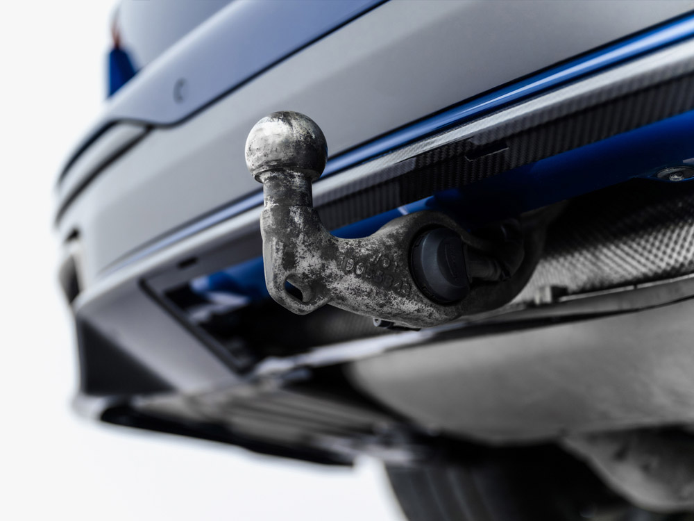 Prepreg Carbon Fiber Rear Diffuser BMW X7 M-Pack G07 / G07 Facelift (version with towbar) - 11 