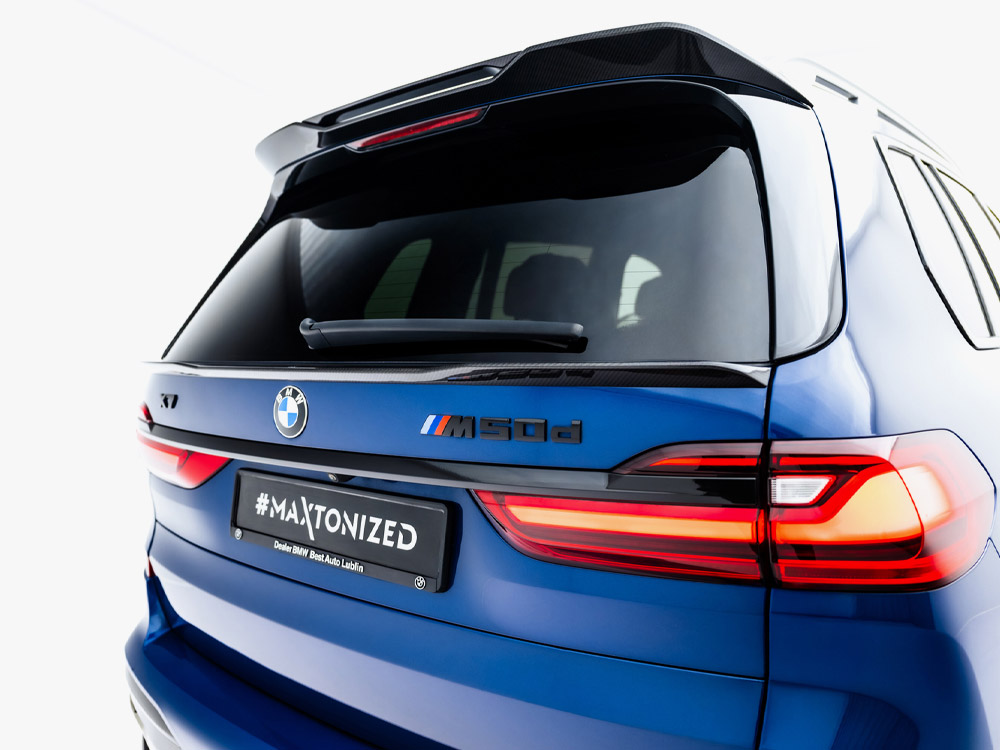 Prepreg Carbon Fiber Tailgate Spoiler (Lower) BMW X7 M-Pack G07 - 3 