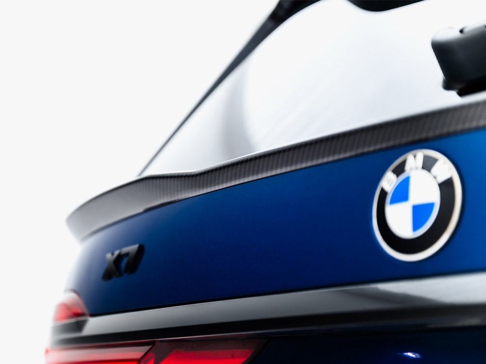 Prepreg Carbon Fiber Tailgate Spoiler (Lower) BMW X7 M-Pack G07 - 4 
