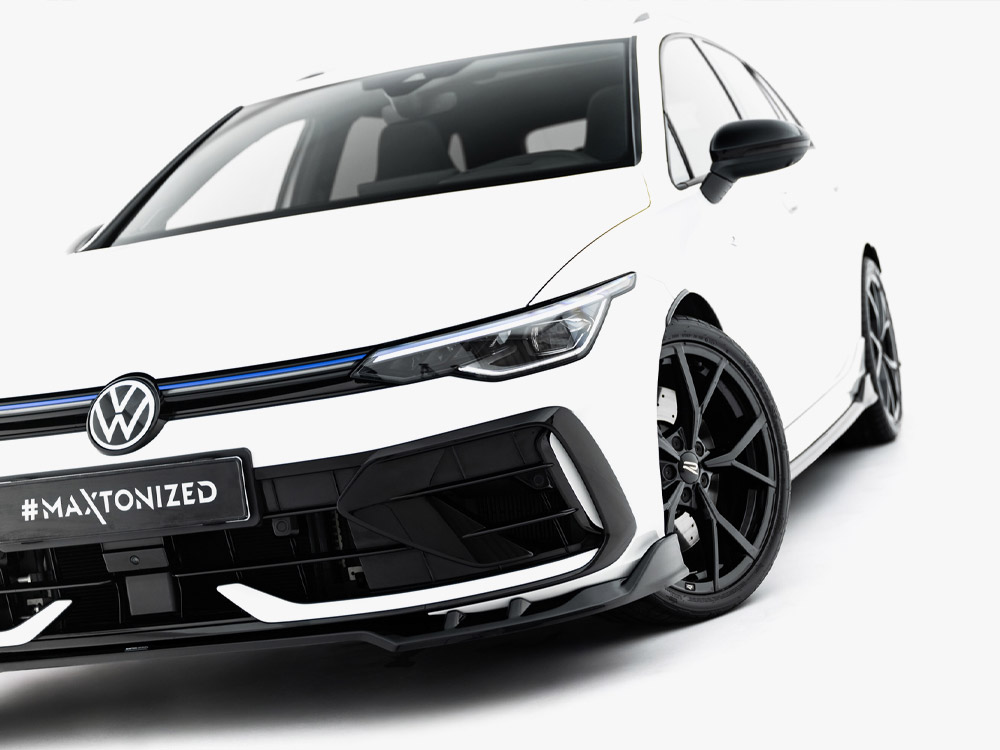 Front Splitter V.1 Volkswagen Golf R Variant Mk8 Facelift - 7 