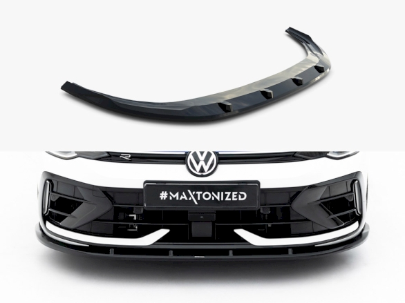 Front Splitter V.2 Volkswagen Golf R Variant Mk8 Facelift