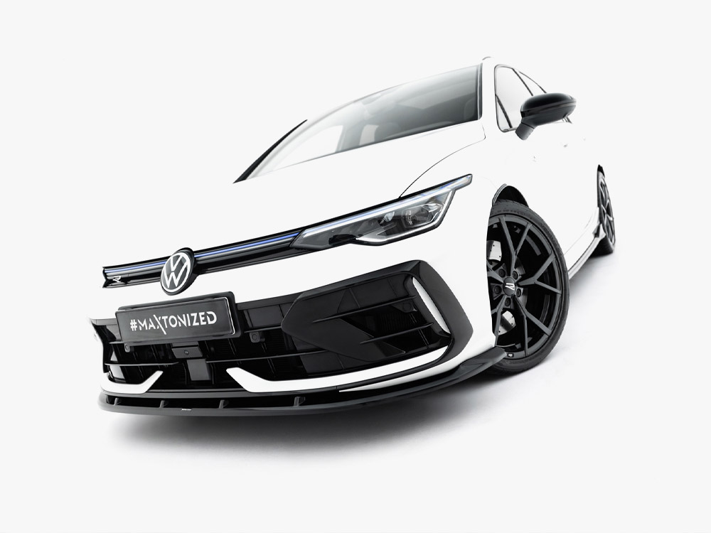 Front Splitter V.2 Volkswagen Golf R Variant Mk8 Facelift - 2 