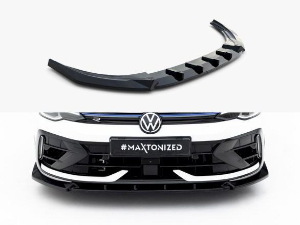 Front Splitter V.3 Volkswagen Golf R Variant Mk8 Facelift