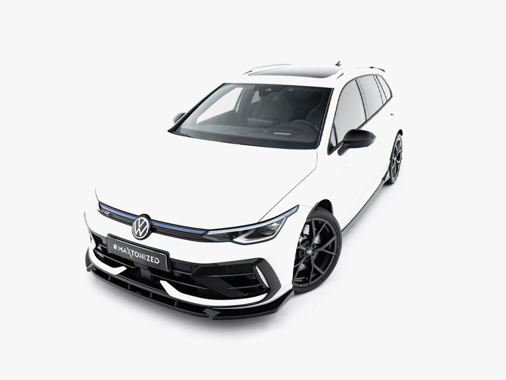 Front Splitter V.3 Volkswagen Golf R Variant Mk8 Facelift - 3 