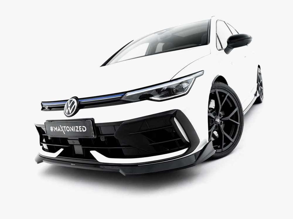 Front Splitter V.4 Volkswagen Golf R Variant Mk8 Facelift - 2 