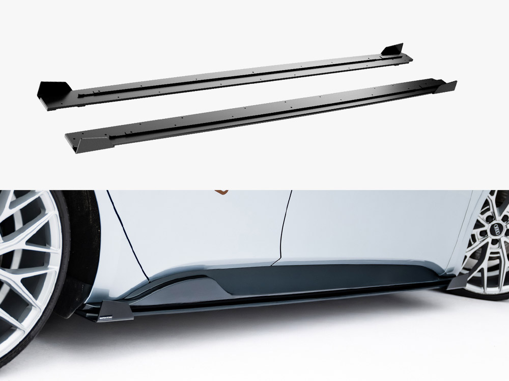 Street PRO Side Skirt Diffusers + Flaps Cupra Born Mk1 - 1 