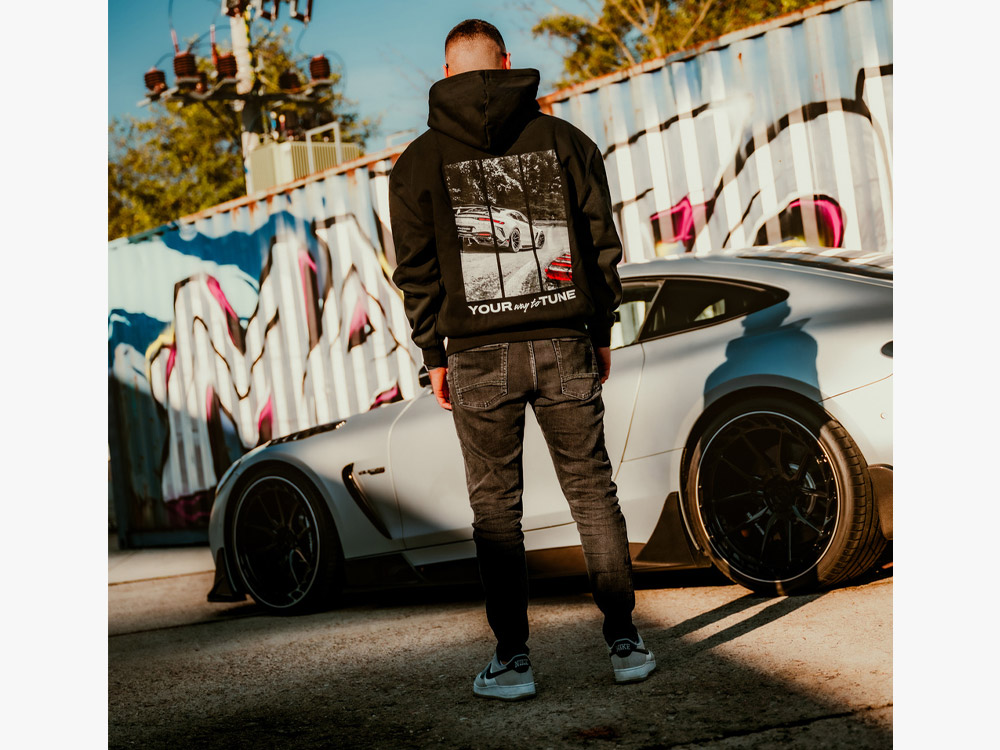 Black Hoodie Maxton Design - 2 