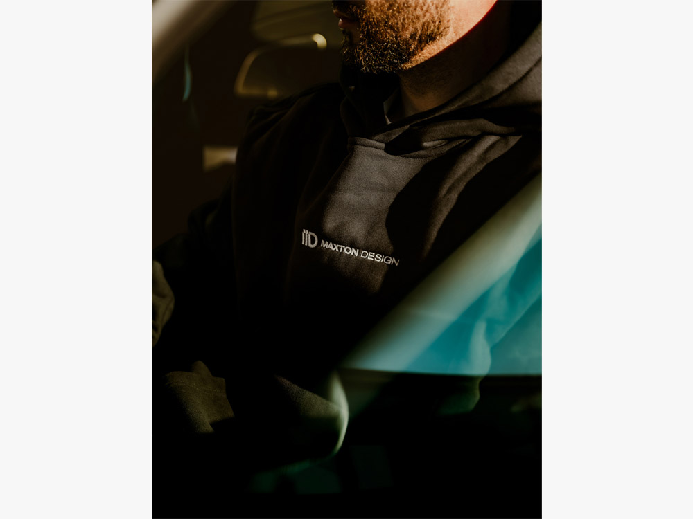 Black Hoodie Maxton Design - 6 