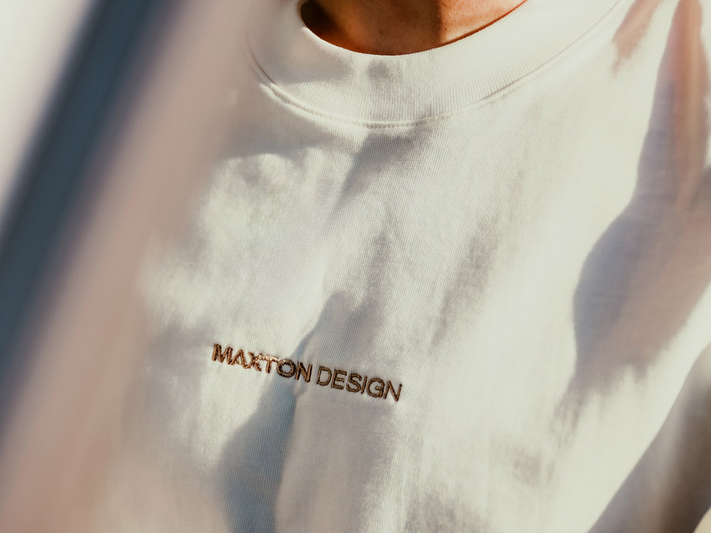 Beige T-Shirt Maxton Design - 2 