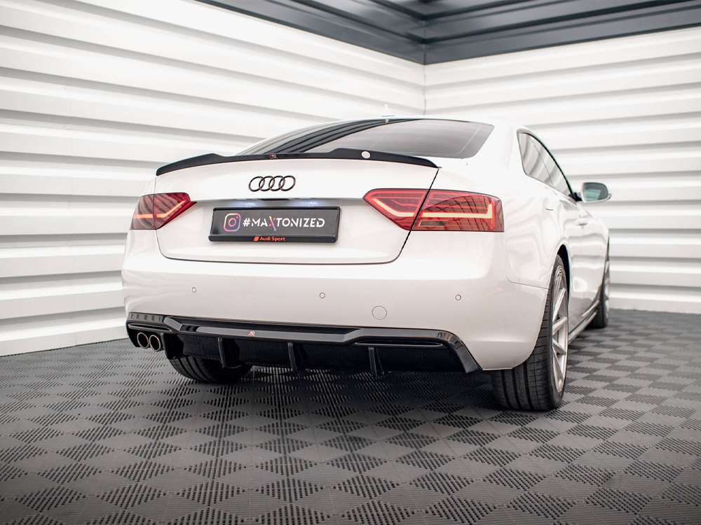 Rear Valance Audi A5 Sportback 8T Facelift (Version with dual exhausts on one side) - 2 