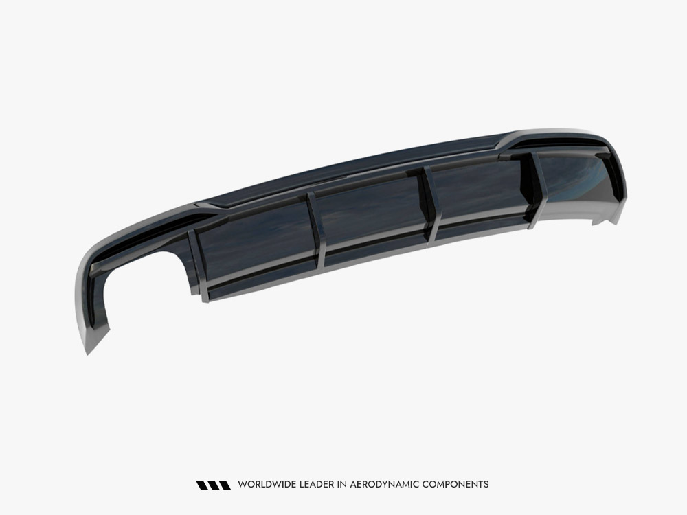 Rear Valance Audi A5 Sportback 8T Facelift (Version with dual exhausts on one side) - 7 