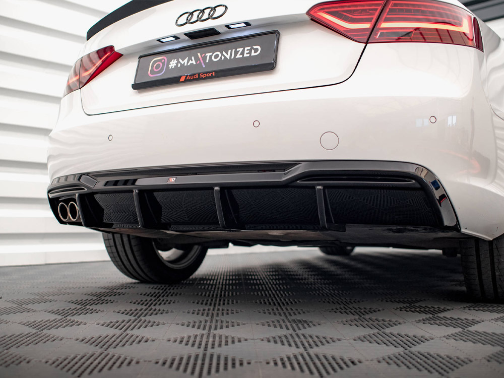 Rear Valance Audi A5 Sportback 8T Facelift (Version with dual exhausts on one side) - 5 