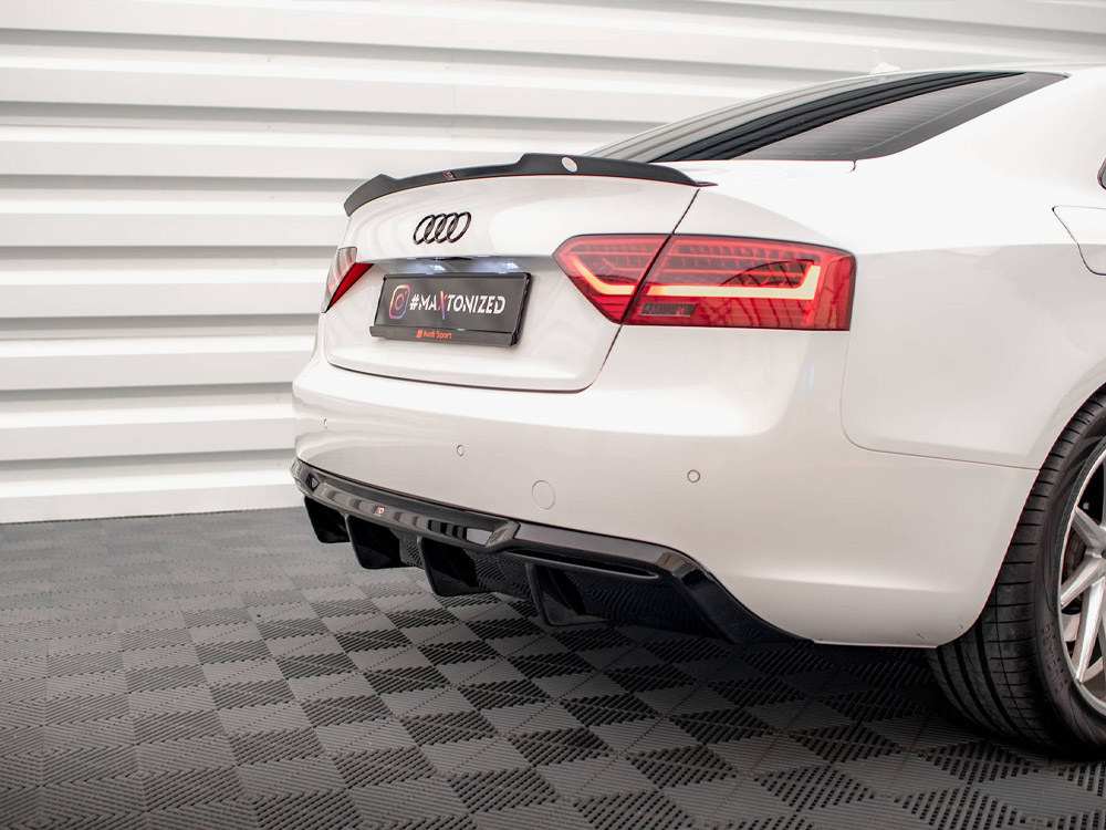 Rear Valance Audi A5 Sportback 8T Facelift (Version with dual exhausts on one side) - 4 