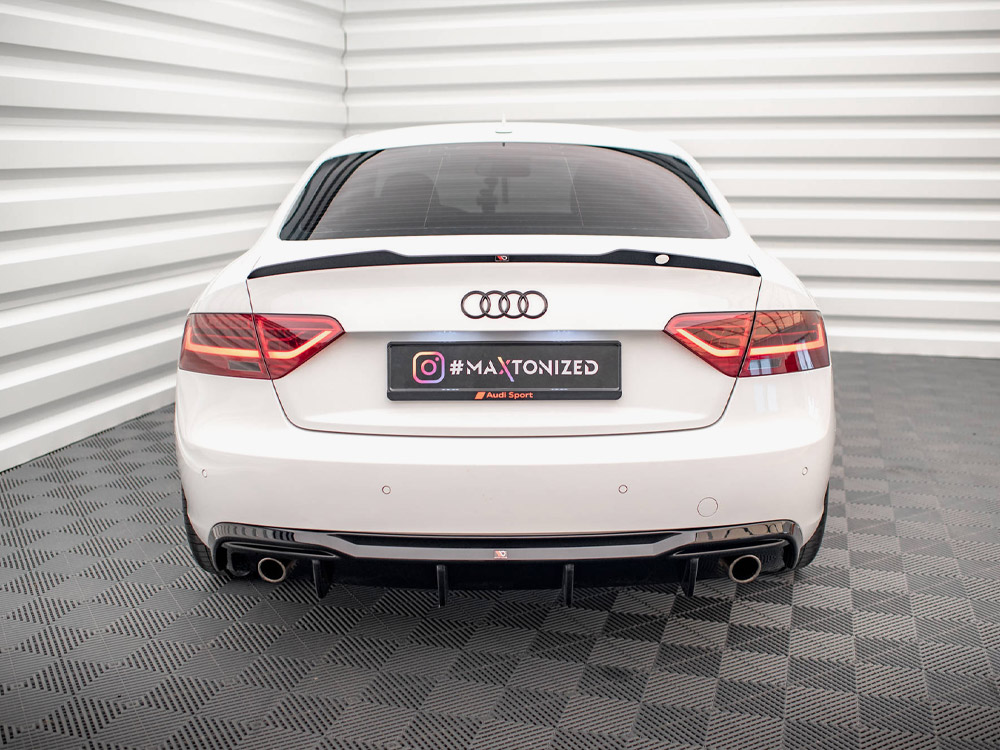 Rear Valance Audi A5 Sportback 8T Facelift (Version with single exhausts on both sides) - 2 